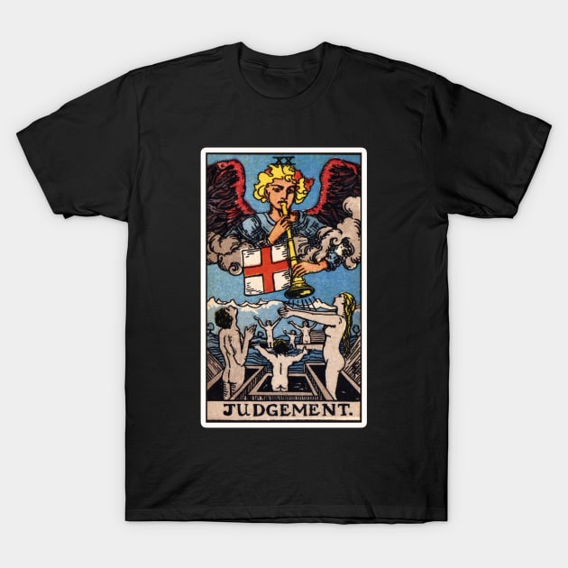 XX. Judgement Tarot Card T-Shirt by wildtribe